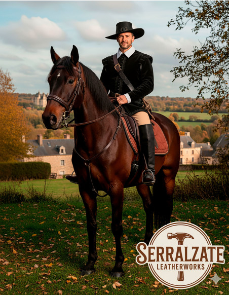 Chapeau médiéval en cuir modèle...