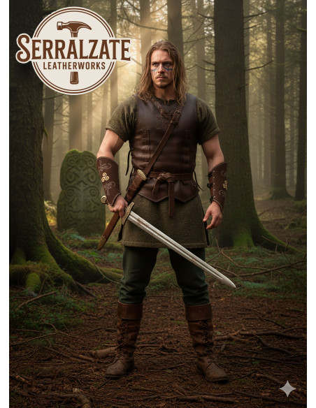 Bracelets de gardien en cuir suédé...