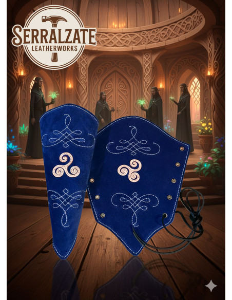 Bracelets de gardien en cuir nubuck...