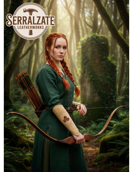 Bracelets de gardien en cuir suédé...