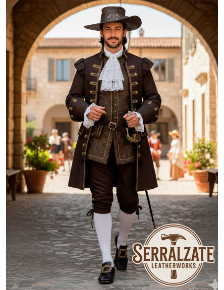 Chapeau médiéval en cuir Deluxe...