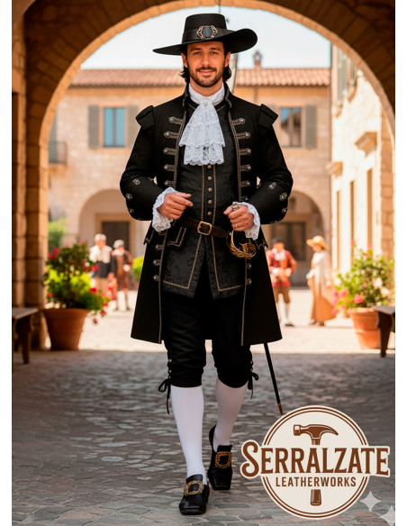 Chapeau médiéval en cuir Deluxe...