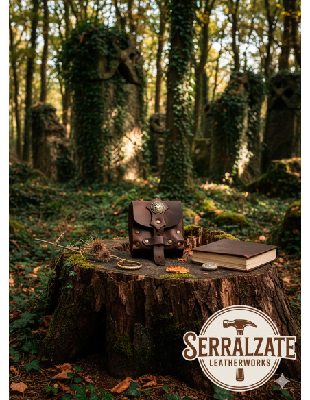 Sac à main du Druide en marron foncé