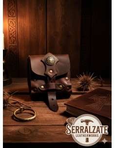 Sac à main du Druide en marron foncé