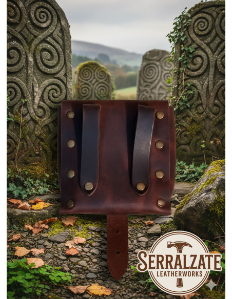 Sac à main du Druide en marron foncé