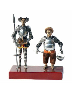 Figure Don Quichotte et Sancho Panza, 24 cm.