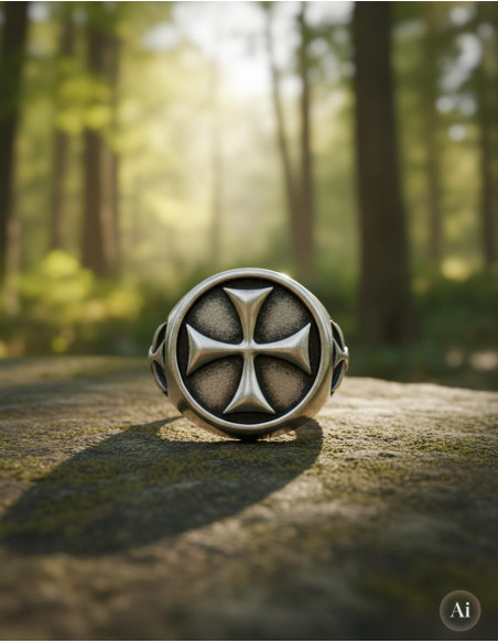 Bague Croix Templière