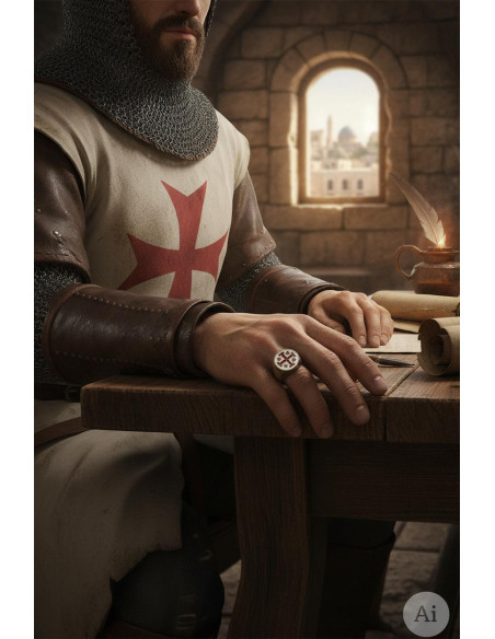 Bague croix templière