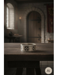 Bague croix templière 2