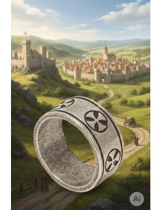 Bague croix templière