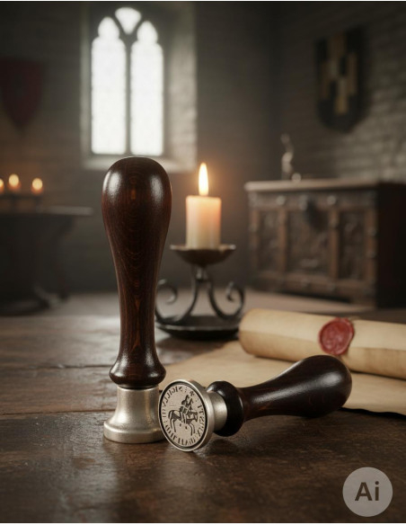 Sceau encreur chevaliers Templiers