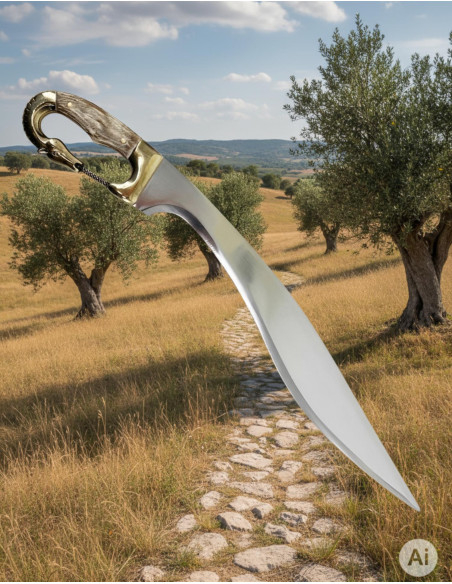 Falcata ibérique décorative faite à...