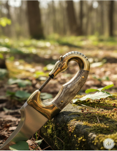 Falcata ibérique décorative faite à...