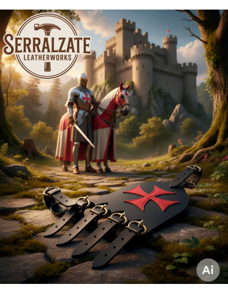 Tahalí croisé templar pour épée à...