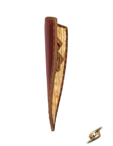 Bouclier médiéval bicolore pour LARP...