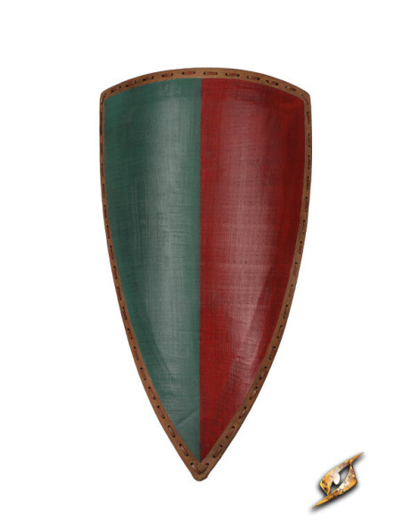 Bouclier médiéval bicolore pour LARP...