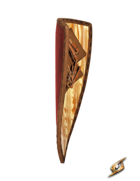 Bouclier médiéval bicolore pour LARP...