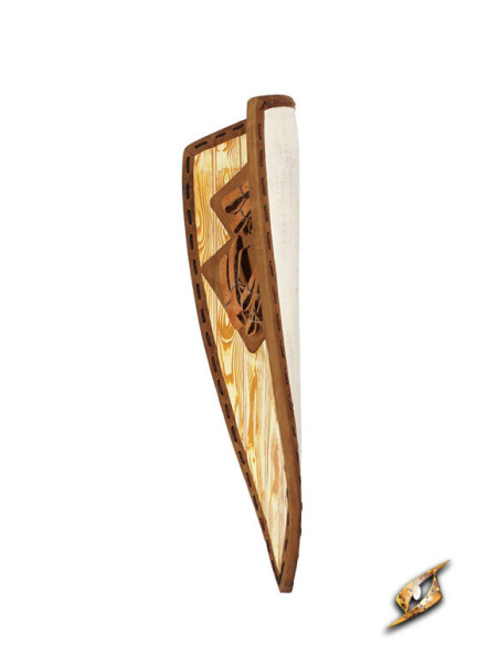 Bouclier médiéval bicolore pour LARP...