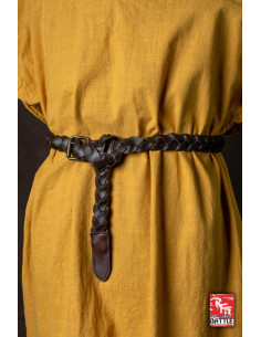 Ce ceinture médiévale tressée en cuir modèle Squire,... 2