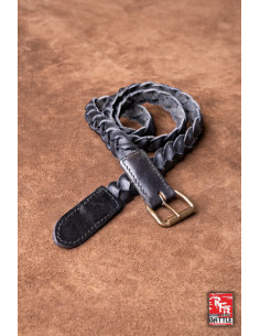 Ceinture médiévale tressée en cuir modèle Squire, couleur...