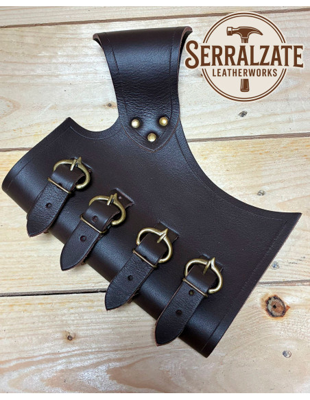 Tahalí médiéval Jacob, marron foncé