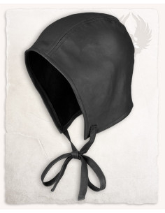 Bonnet en peau de mouton modèle Martinus, couleur noire