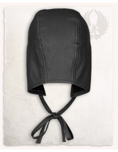 Bonnet en peau de mouton modèle Martinus, couleur noire 2