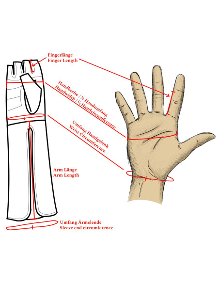 Gants médiévaux sans doigts en cuir...