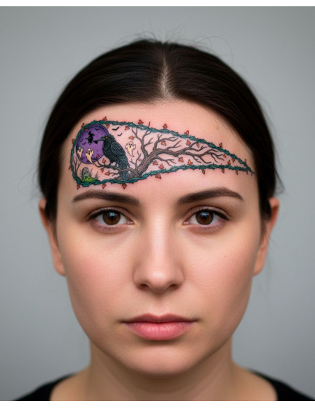 Tatouage temporaire sur le thème...