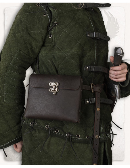Sac à main médiéval en cuir modèle...