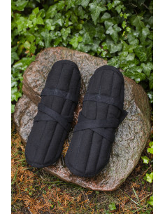 Bracelets rembourrés modèle Farald, couleur noire