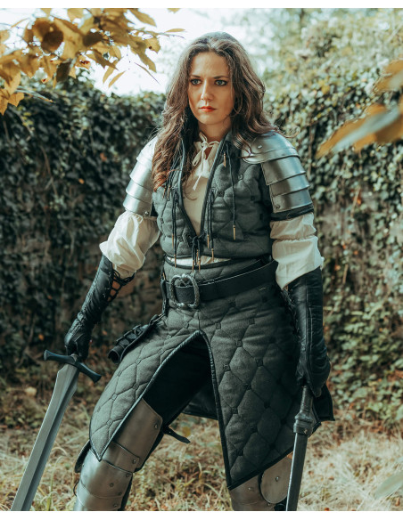 Jupe médiévale gambeson en coton...