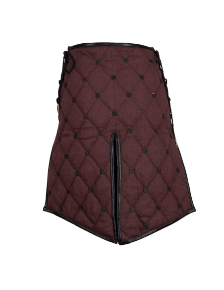 Jupe médiévale gambeson en coton...