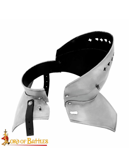 Gorgerin gothique avec masque pliant,...