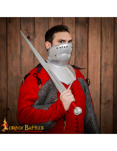 Gorgerin gothique avec masque pliant,...