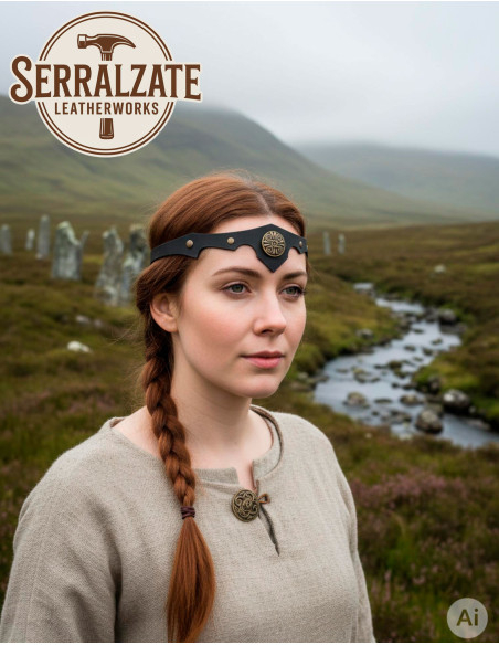 Diadème Celtique tempête céleste en...