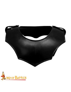 Gorgerin médiéval simple, finition noircie