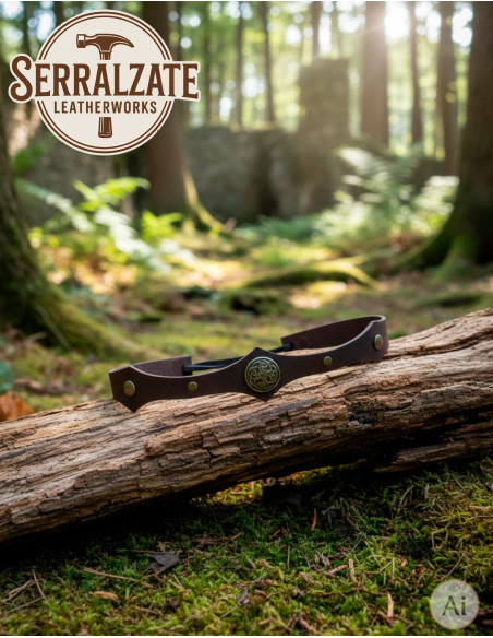 Diadème viking-celte avec nœuds...