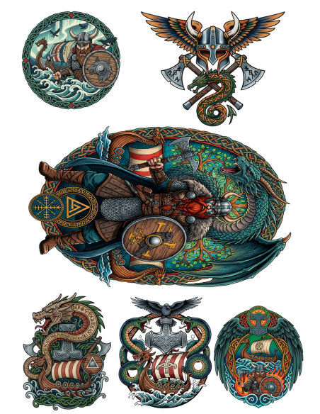 Tatouage temporaire Thématique des...