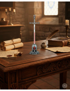 Pack supporte ouvre-cartes et casque Templier Fantaisie 2