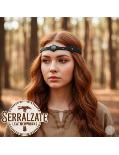 Diadème Celtique Arbre de la vie en noir