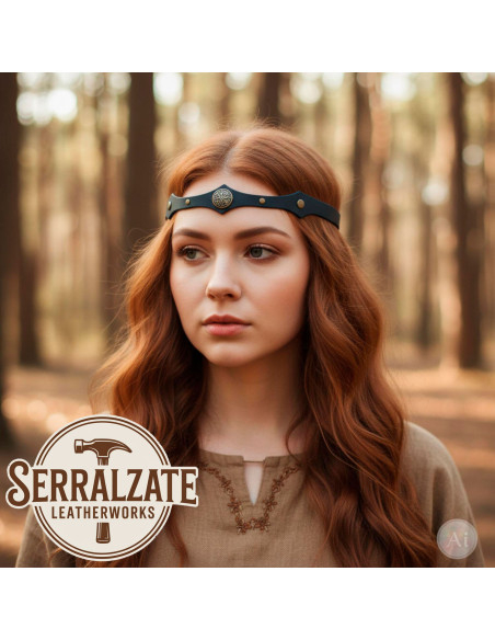 Diadème Celtique Arbre de la vie en noir