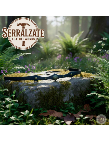 Diadème Celtique Arbre de la vie en noir