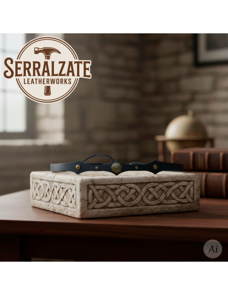 Diadème Celtique Arbre de la vie en noir