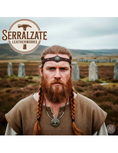 Diadème Celtique Arbre de la vie en marron