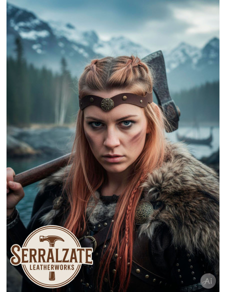 Diadème Viking-Celtic nœuds du vent...