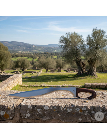 Falcata ibérique fonctionnelle, lame...