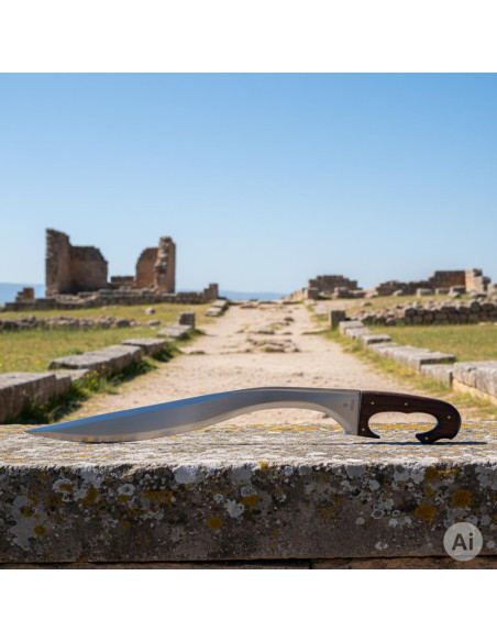 Falcata ibérique fonctionnelle, lame...