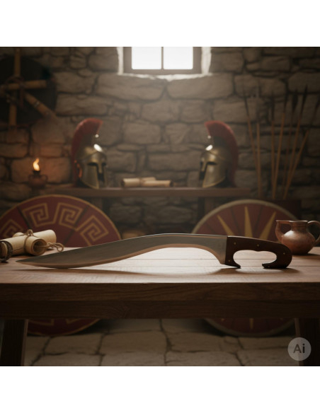 Falcata ibérique fonctionnelle, lame...