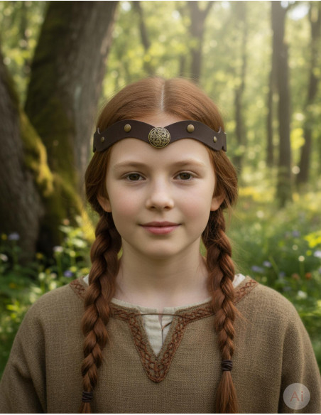 Tiare viking celtique nœuds vagues de...